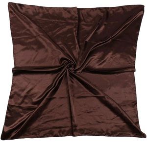 Satin brown Headscarf